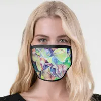 Gorgeous Tropical Hawaii Watercolor Plants Face Mask