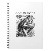 Goblin Mode Goblincore Vintage Aesthetic Funny Off Notebook