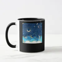 Whimsigoth Clouds Sun Moon Witchy Classic Mug