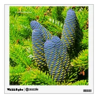 Big Blue Korean Fir Cones Wall Decal