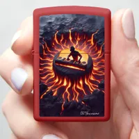 Fire Groove: DJ in Molten Flow FULL Zippo Lighter