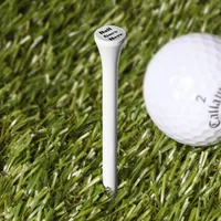 Funny Ball Goes Here Golf Ball  Golf Tees