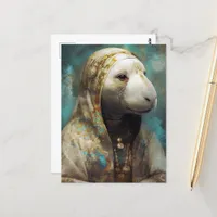 The Manatee in Robes Postcard