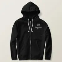 Martial Arts Competition Team Jacket Embroidered Hoodie