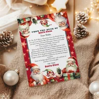 Christmas letter from Santa and Elf Personalized Invitation