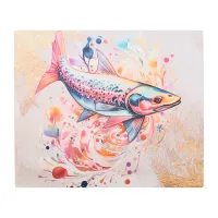 *~* Fantasy SHARK Rainbow Power Animal  SC5  Metal Print