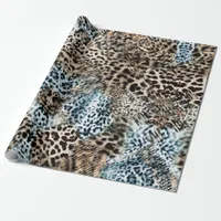 Leopard Spots Animal Print Pattern Wrapping Paper