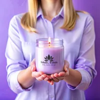 Tranquil Lotus: Inhale, Exhale Inspiration Scented Candle