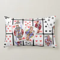 Playing Cards Throw Pillow