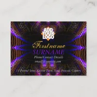 Purplicious Fractal big Business Card