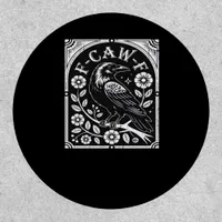 F-Caw-F Crow Aesthetic Casual Patch