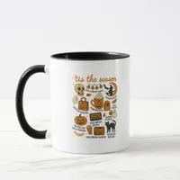 Retro Tis The Season Halloween Season Fall Mug