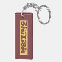 Writer Retreat Vintage Vacation Retro Travel Style Keychain