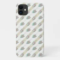 Vintage Rose Pattern - iPhone 11 Case