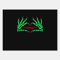 Skeleton Hands - Funny Halloween Sign