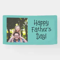 Personalized Happy Father's Day Photo Banner