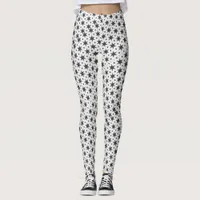 Noir Starry Stars Pattern Leggings ★Psydefx★