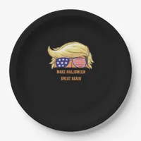 Make Halloween Great Again - Trumpkin Design  Paper Plates