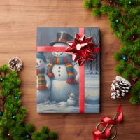 Cute Colorful Festive Christmas holiday wrapping  Wrapping Paper