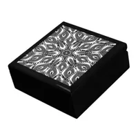 Psychedelic Geometric Serpents Lacquered Gift Box