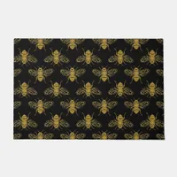 Golden Honey Bees Doormat