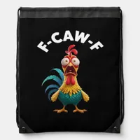 F-Caw-F Chicken F-Caw-F Chicken Classic Cool Uniqu Drawstring Bag