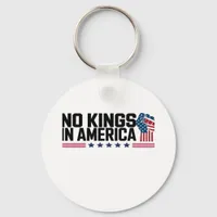 No Kings In America USA Creative Casual Keychain