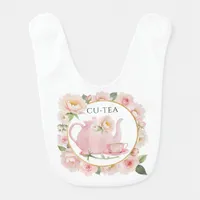 Cu-Tea Tea Party – Adorable Baby Bib