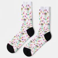 Mother of Kittens cat lovers gift Socks