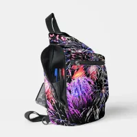 Fireworks Display Patriotic Holiday Sling Bag