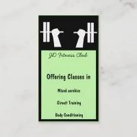 Fitness Business Cards