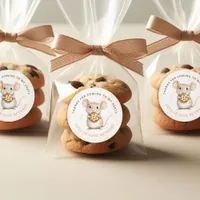 Sweet Mouse Cookie Birthday Party Thank You Classic Round Sticker