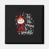 Tis Season To Sparkle Matching Family Magnet