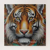 Boho Tiger Mandala Jigsaw Puzzle