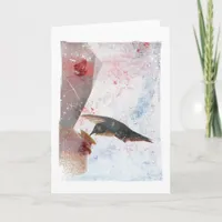 Hummingbird Digital Art Card