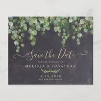 Budget Rustic Eucalyptus Wedding Save The Date