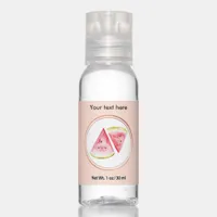 Rose Gold and Pink Event Planner Social Media Icon Hand Sanitizer