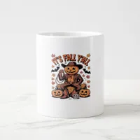 It’s Fall Y’all Western Cowboy Pumpkin Halloween Giant Coffee Mug