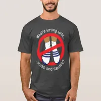  Embarrassing Dad Socks and Sandals Joke T-Shirt