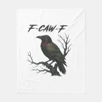 F-Caw-F Classic Cool Fleece Blanket