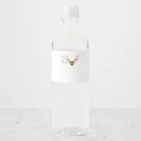 Oh Deer Artistic Style  Water Bottle Label