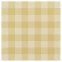 Chic Gold Gingham Plaid Pattern Fabric