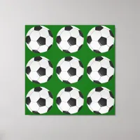 American Soccer or Association Football Canvas Print