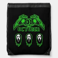 Skeleton Hands Classic Design Drawstring Bag