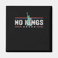 No Kings Day Retro Classic Design Magnet