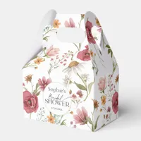 Floral Bridal Shower  Favor Boxes