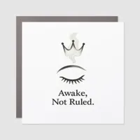 Not Ruled Classic Car Magnet