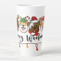 Merry Woofmas Typography Coffee Mug