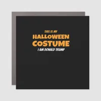 Halloween Donald  Costume Trumpkin Ideas Classic Car Magnet