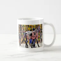 8-bit New Amish Horse Coffee Mug